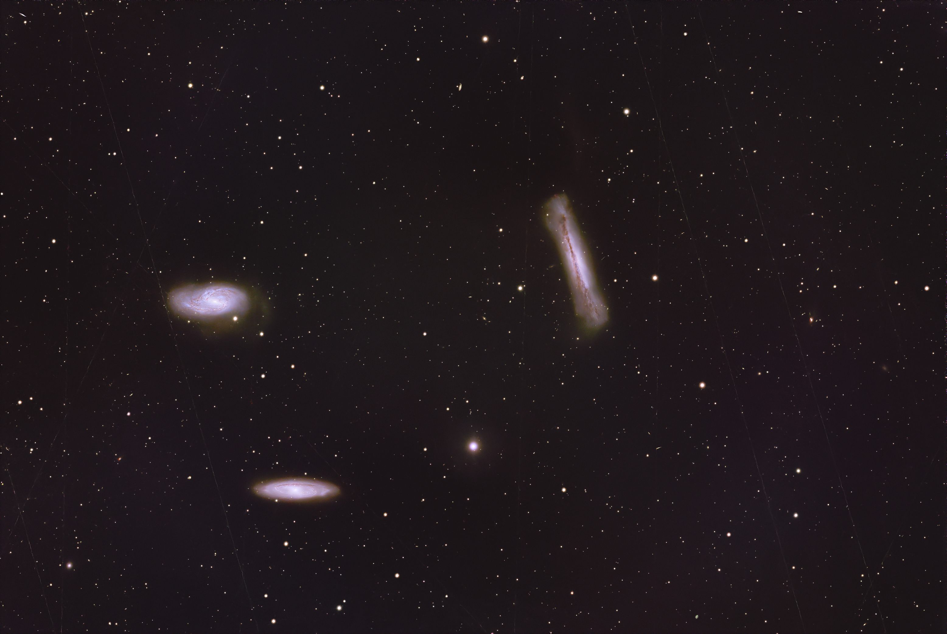 Leo Triplet (M65, M66, NGC 3628)